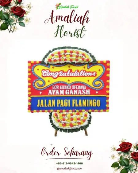 Sewa Papan Bunga Tajinan